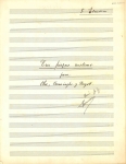 Portada de la partitura Tres piezas rústicas (1939)
